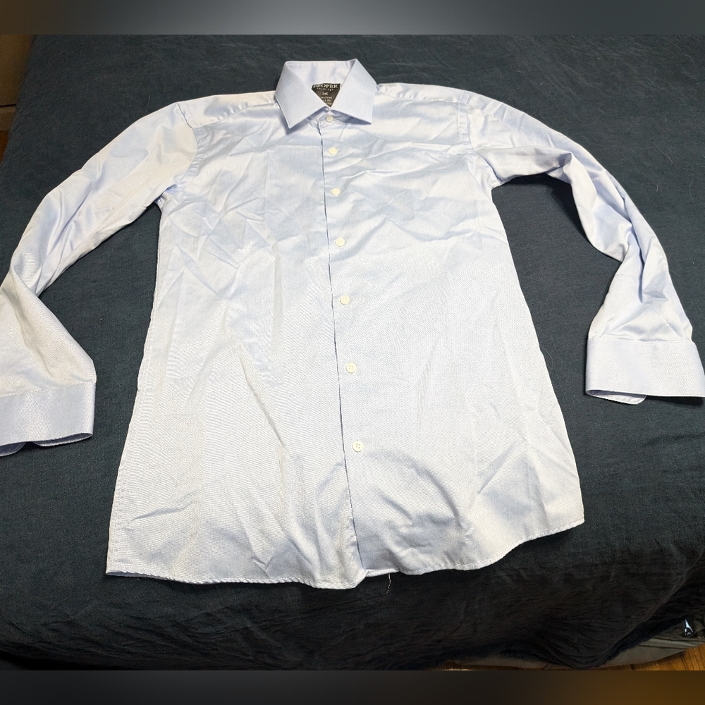 Drapey Light Blue Button up Shirt